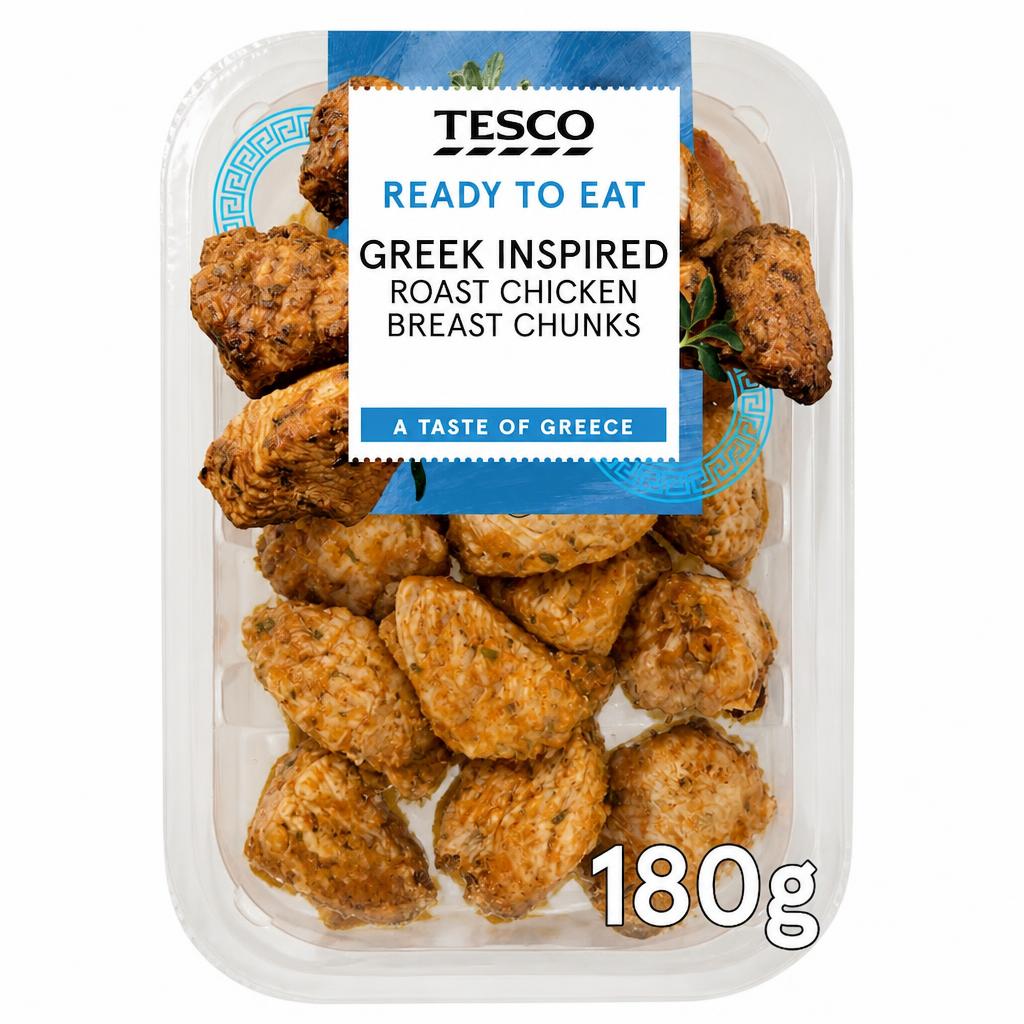 Tesco Greek Inspired Roast Chicken Breast Chunks 180g