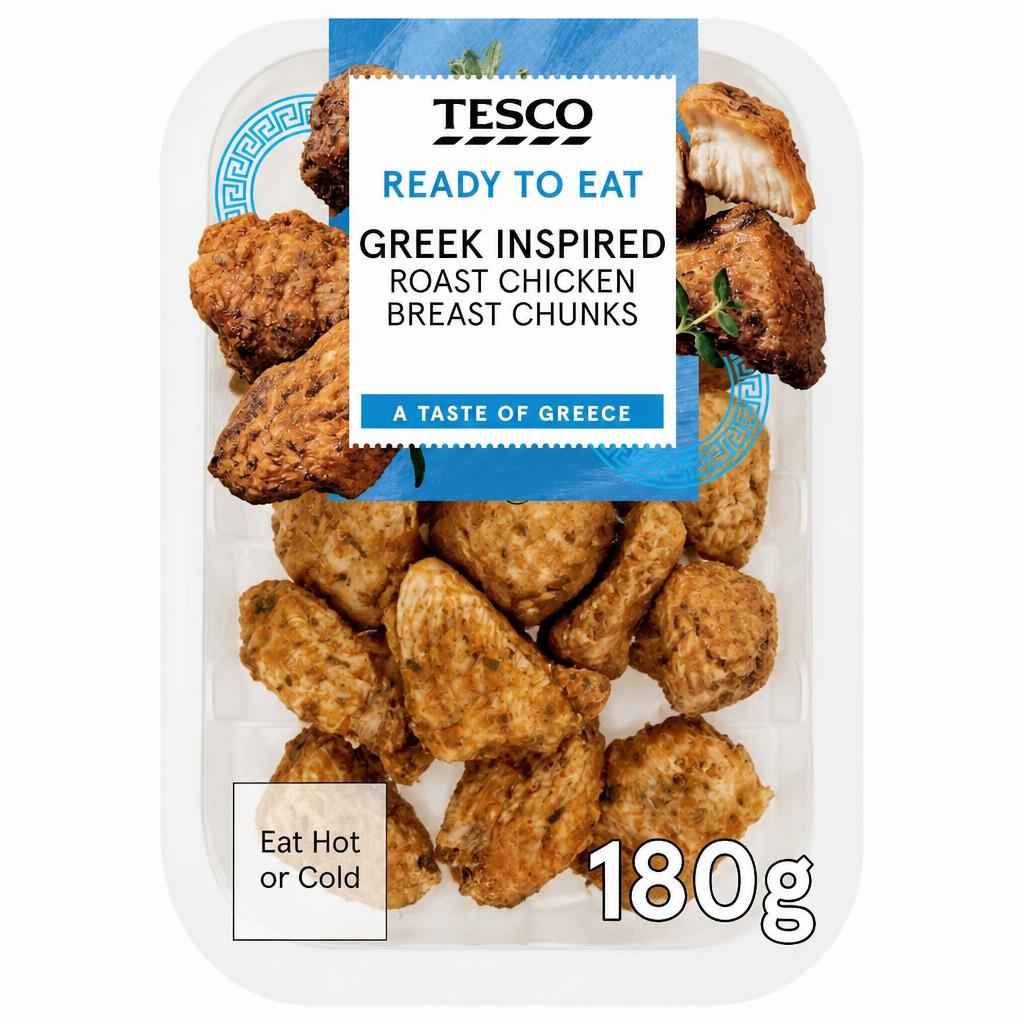 Tesco Greek Inspired Roast Chicken Breast Chunks 180g
