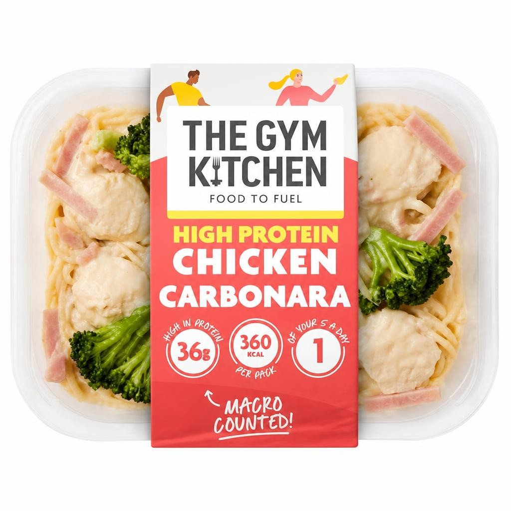 The Gym Kitchen Food To Fuel Chicken Carbonara Pasta 400G