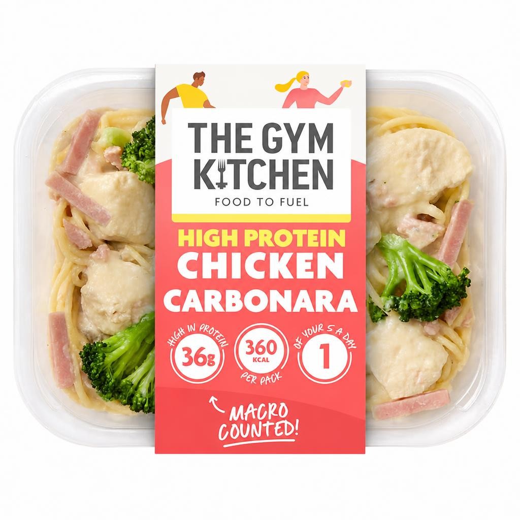 THE GYM KITCHEN FOOD TO FUEL CHICKEN CARBONARA PASTA 400G