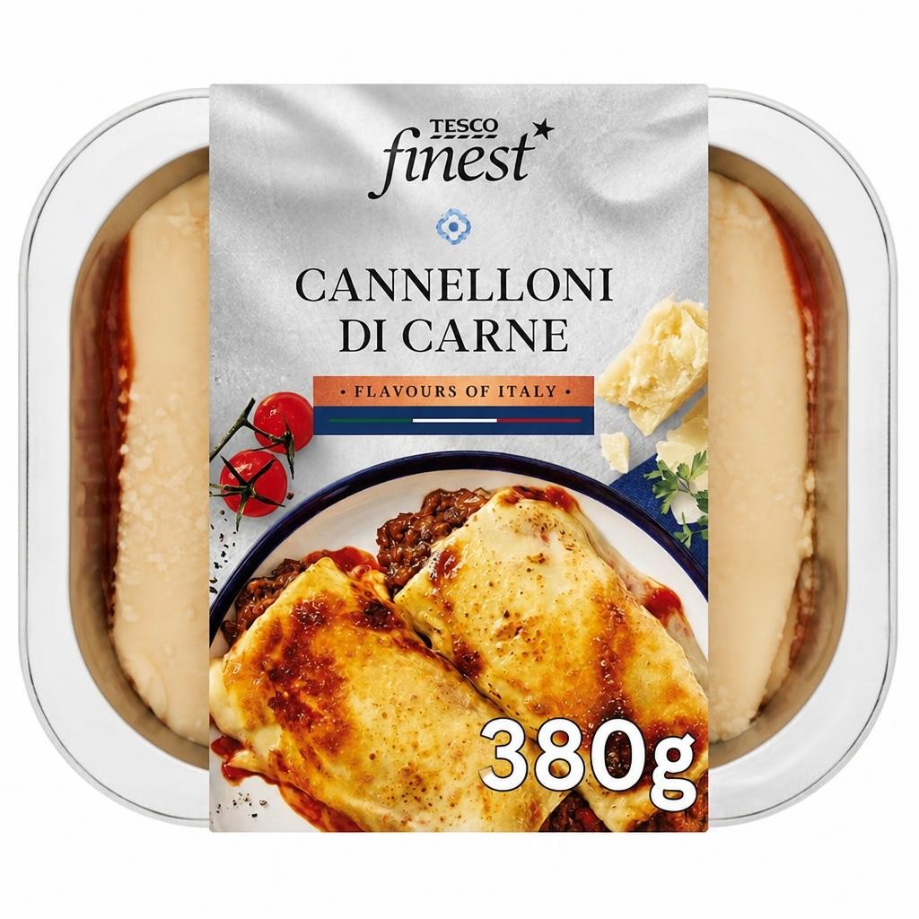Tesco Finest Cannelloni di Carne 380g