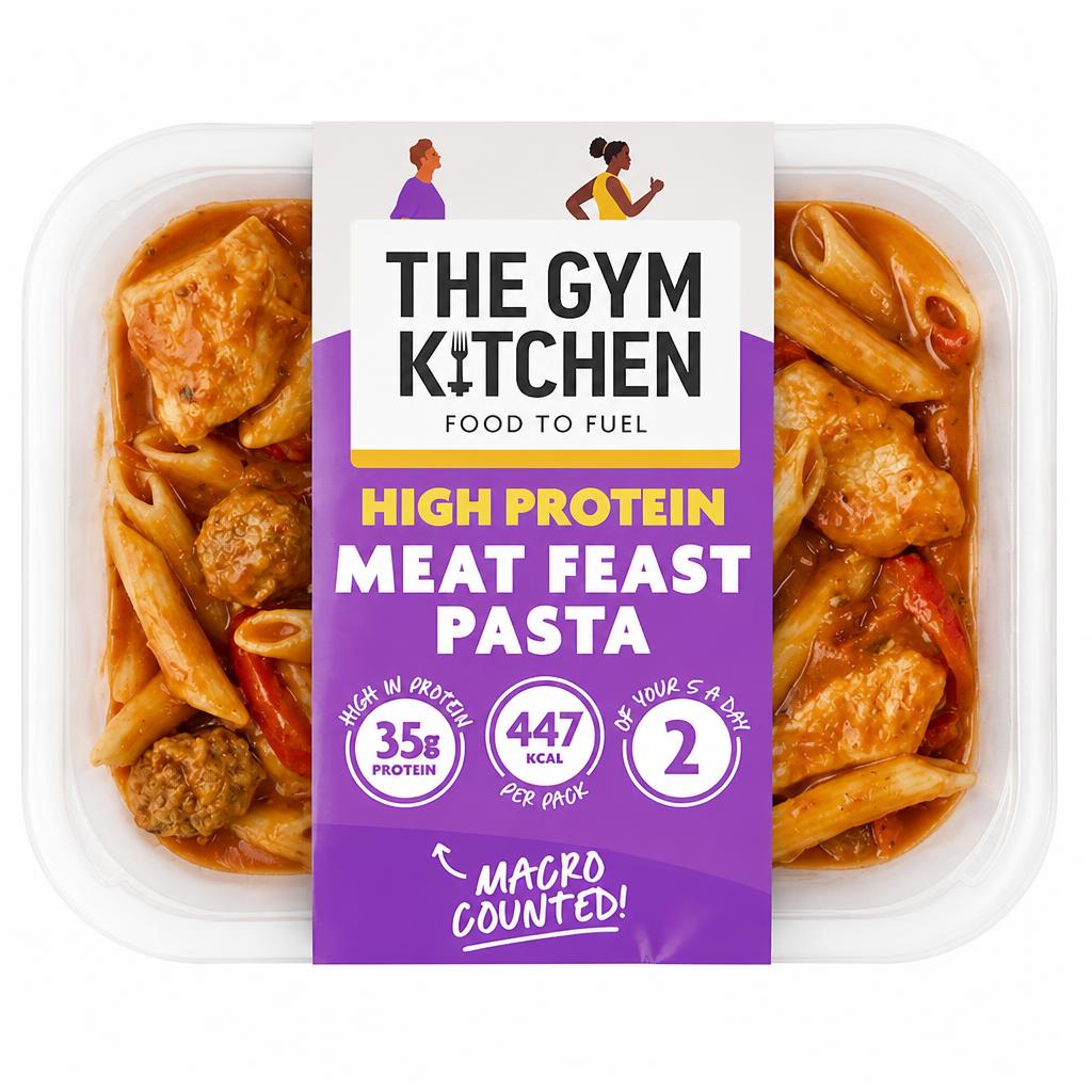 The Gym Kitchen Meat Feast Pasta 400g