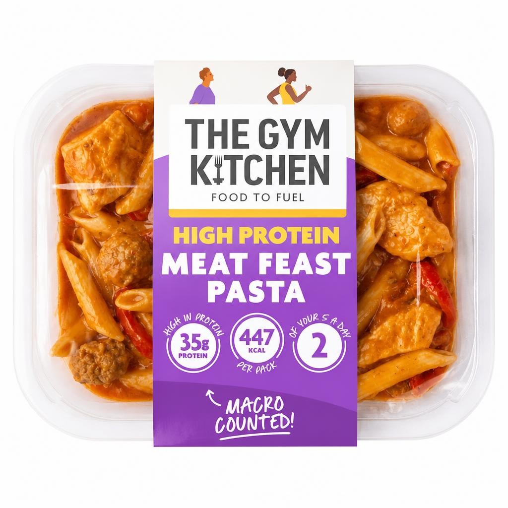 The Gym Kitchen Meat Feast Pasta 400g