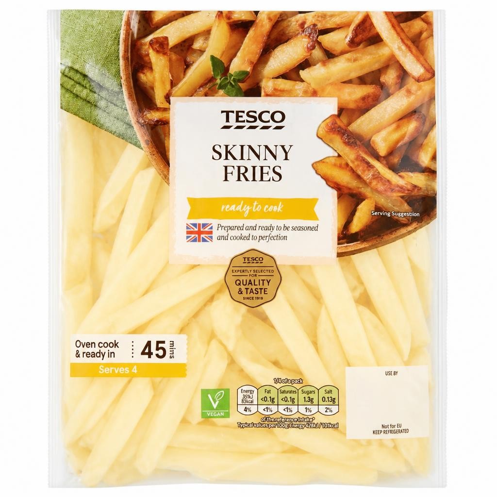 Tesco Skinny Fries 500G