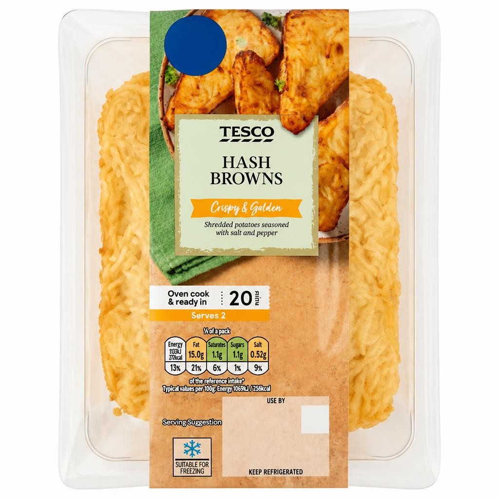 Tesco Hash Browns 240g