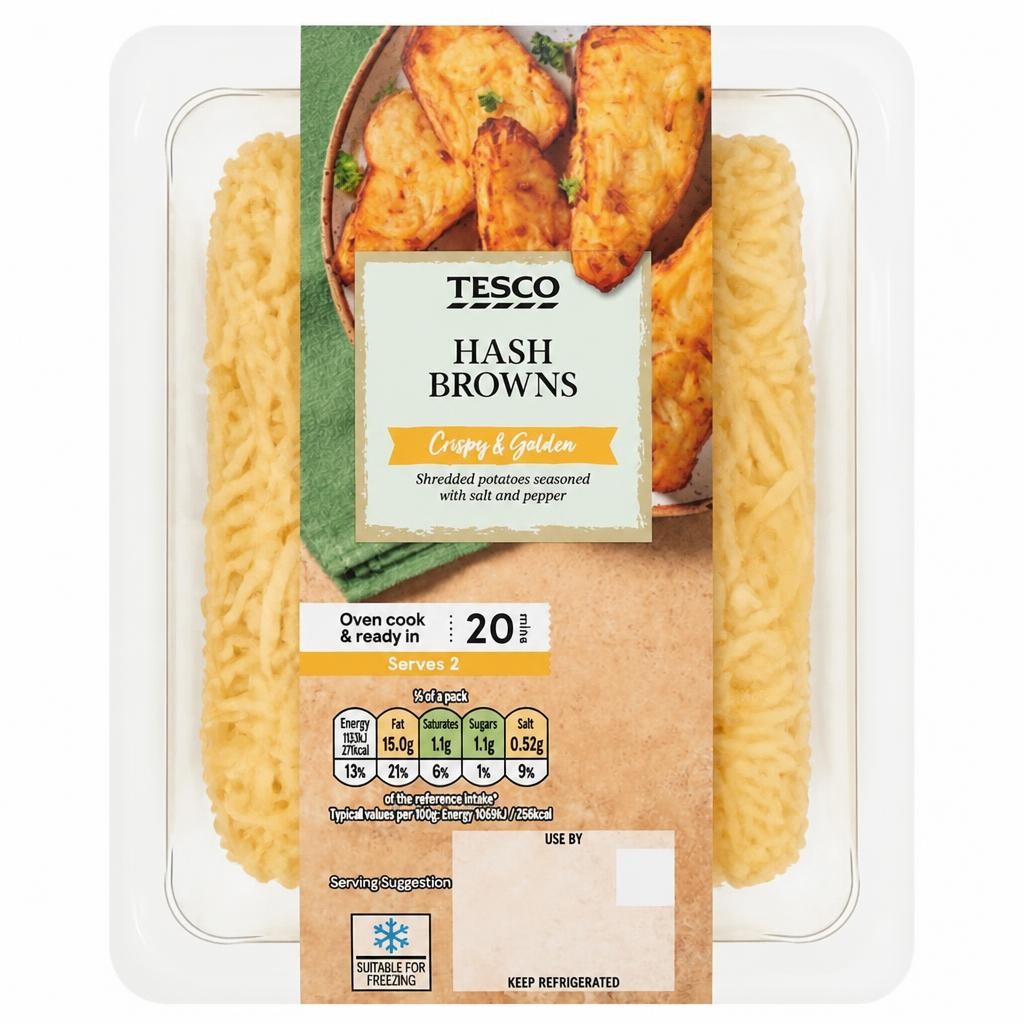 Tesco Hash Browns 240g
