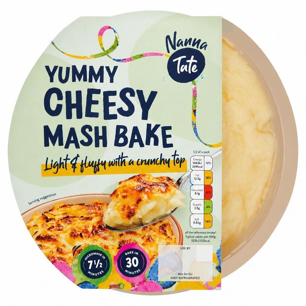 Nanna Tate Yummy Cheesy Mash Bake 400g