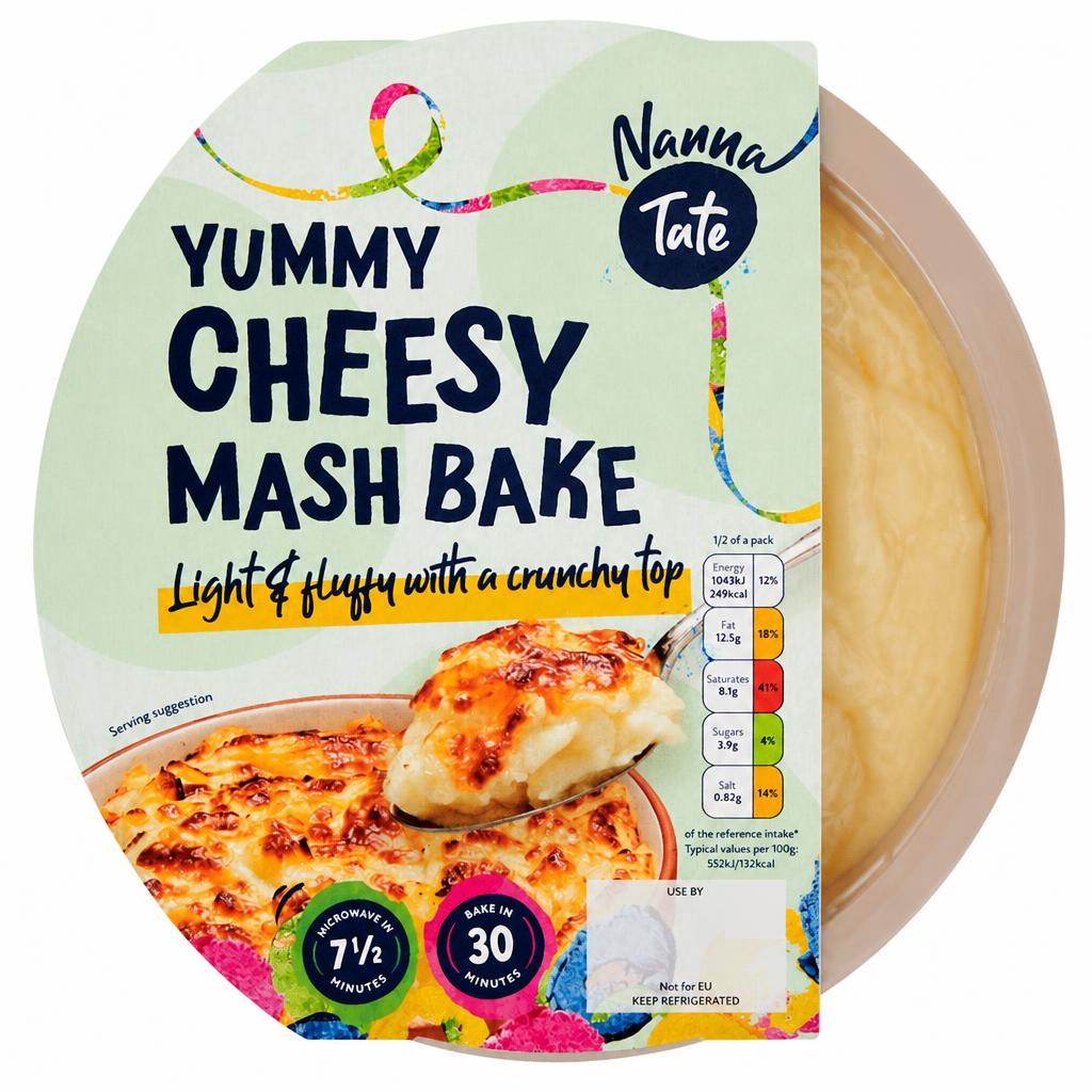 Nanna Tate Yummy Cheesy Mash Bake 400g