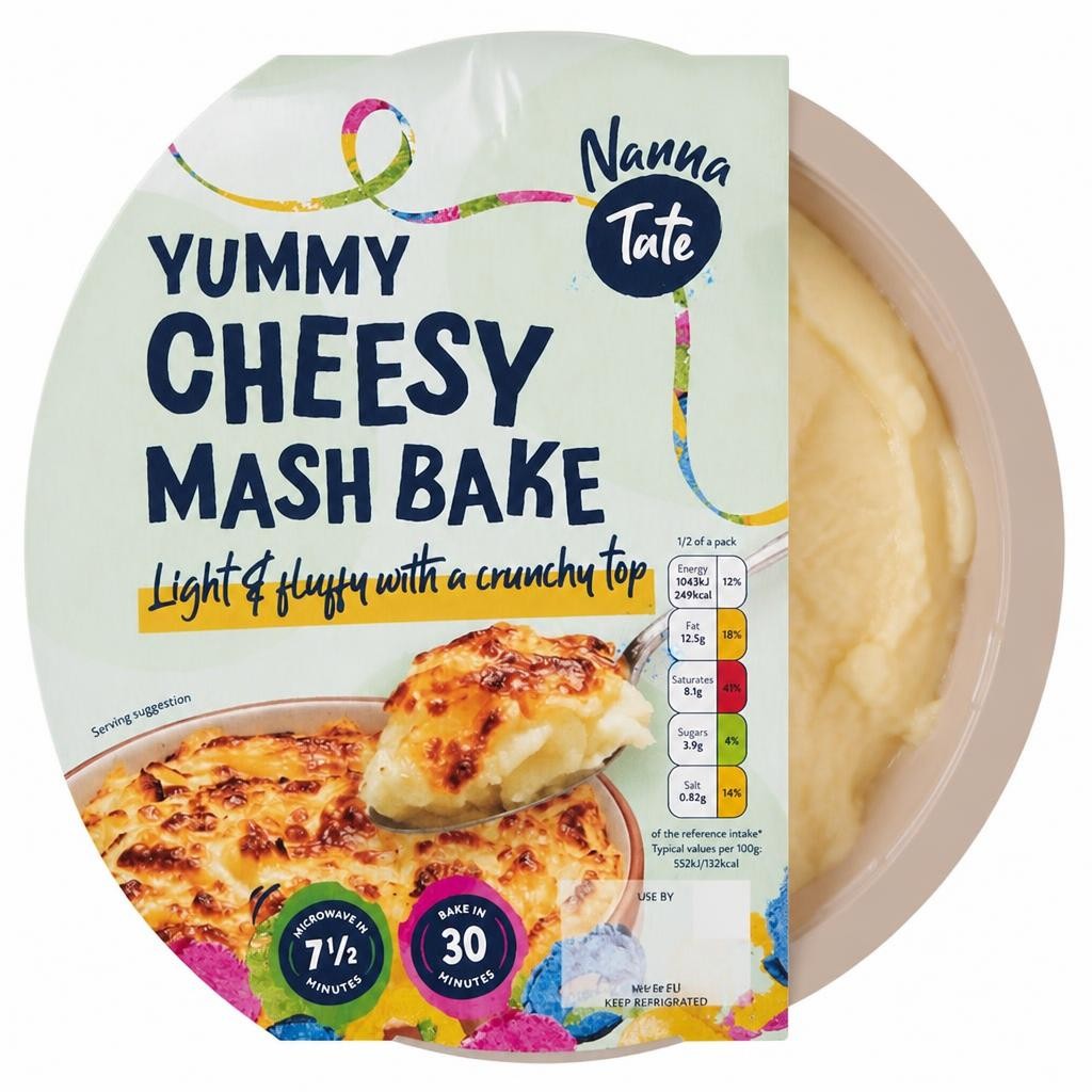 Nanna Tate Yummy Cheesy Mash Bake 400g