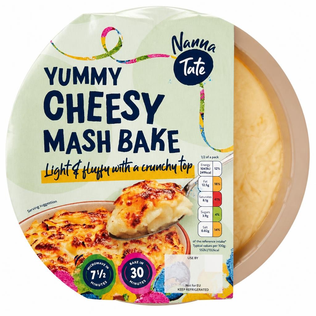 Nanna Tate Yummy Cheesy Mash Bake 400g