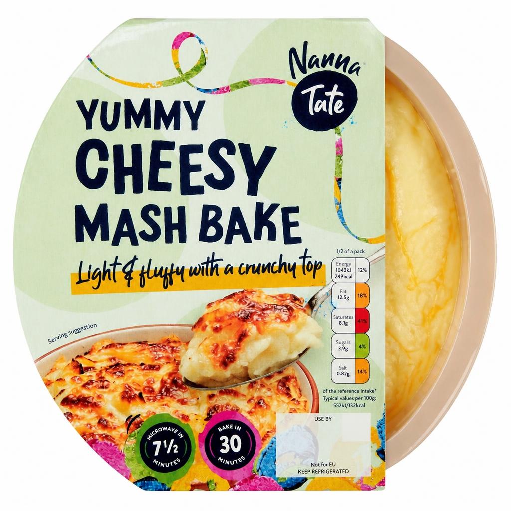 Nanna Tate Yummy Cheesy Mash Bake 400g