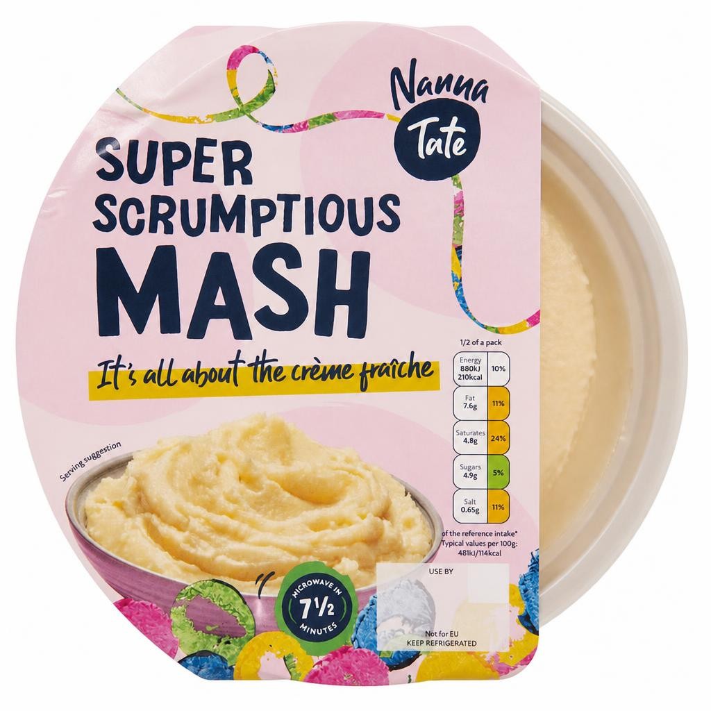 Nanna Tate Super Scrumptious Mash 400g