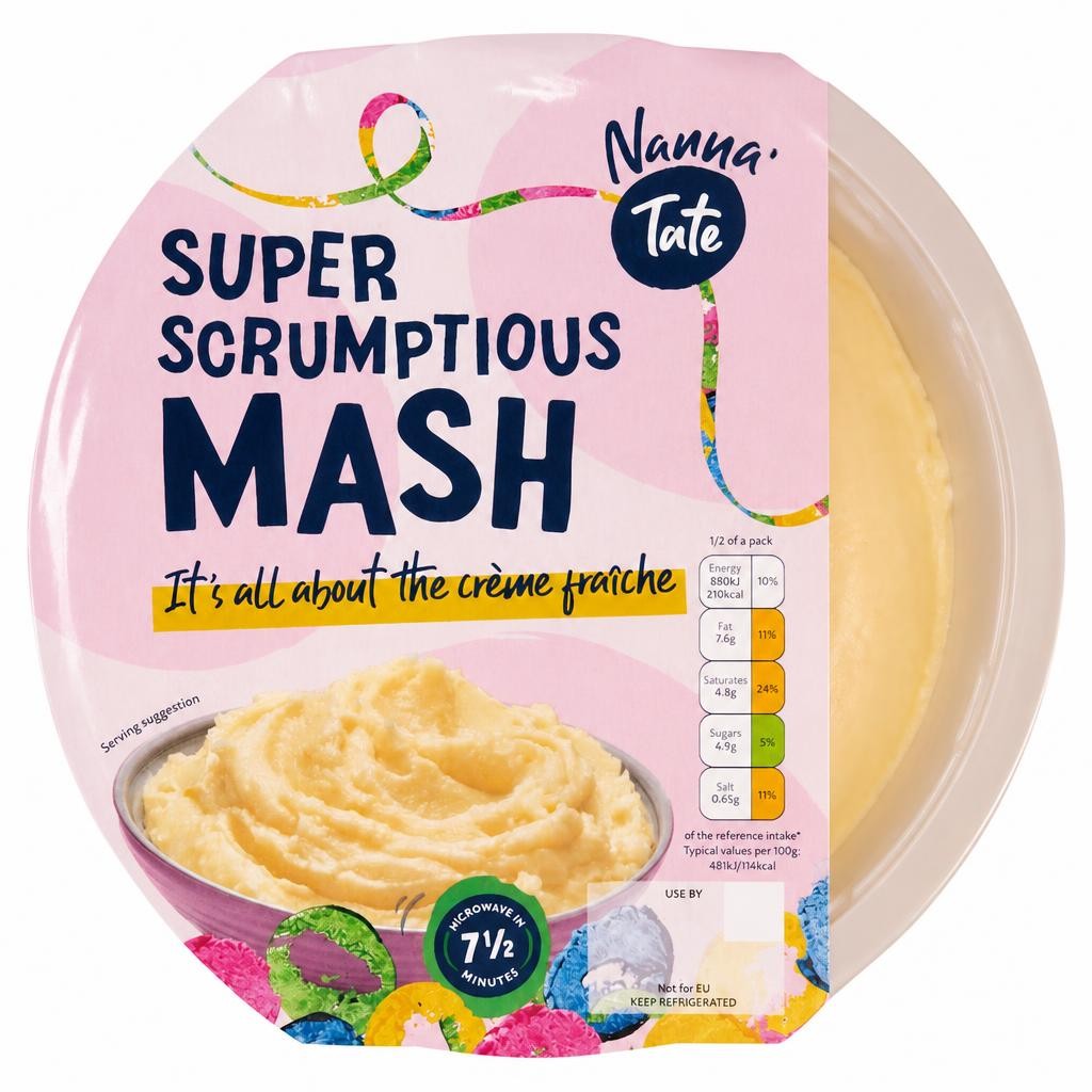 Nanna Tate Super Scrumptious Mash 400g