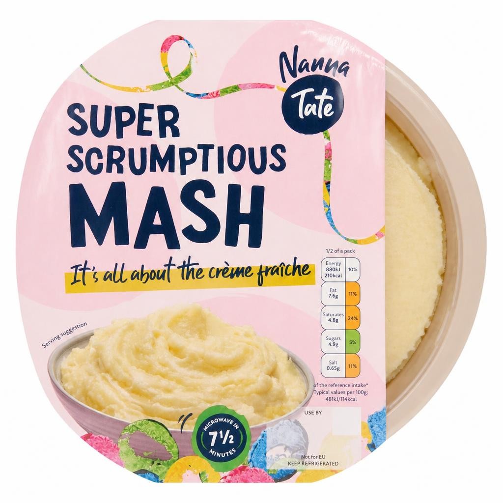 Nanna Tate Super Scrumptious Mash 400g