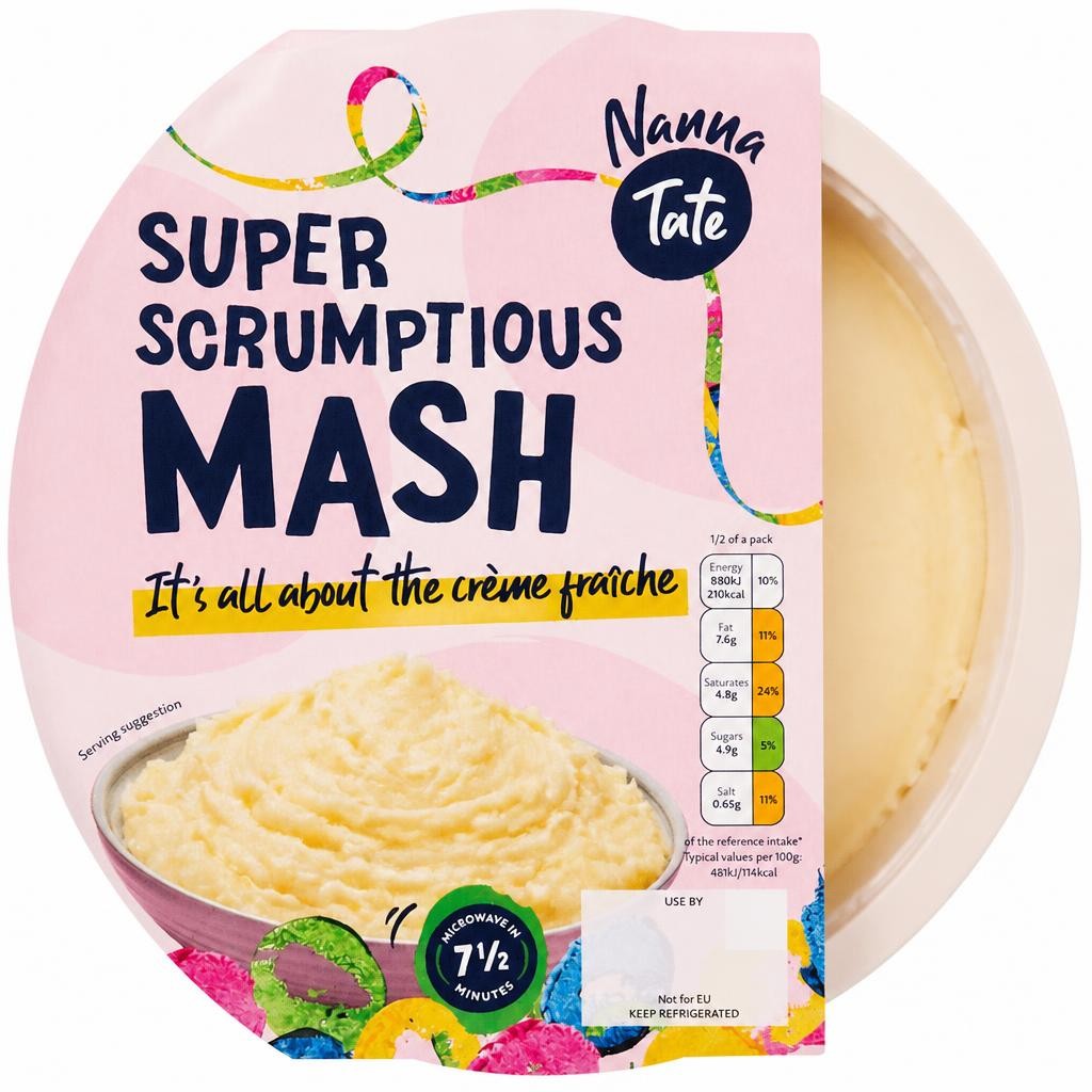 Nanna Tate Super Scrumptious Mash 400g