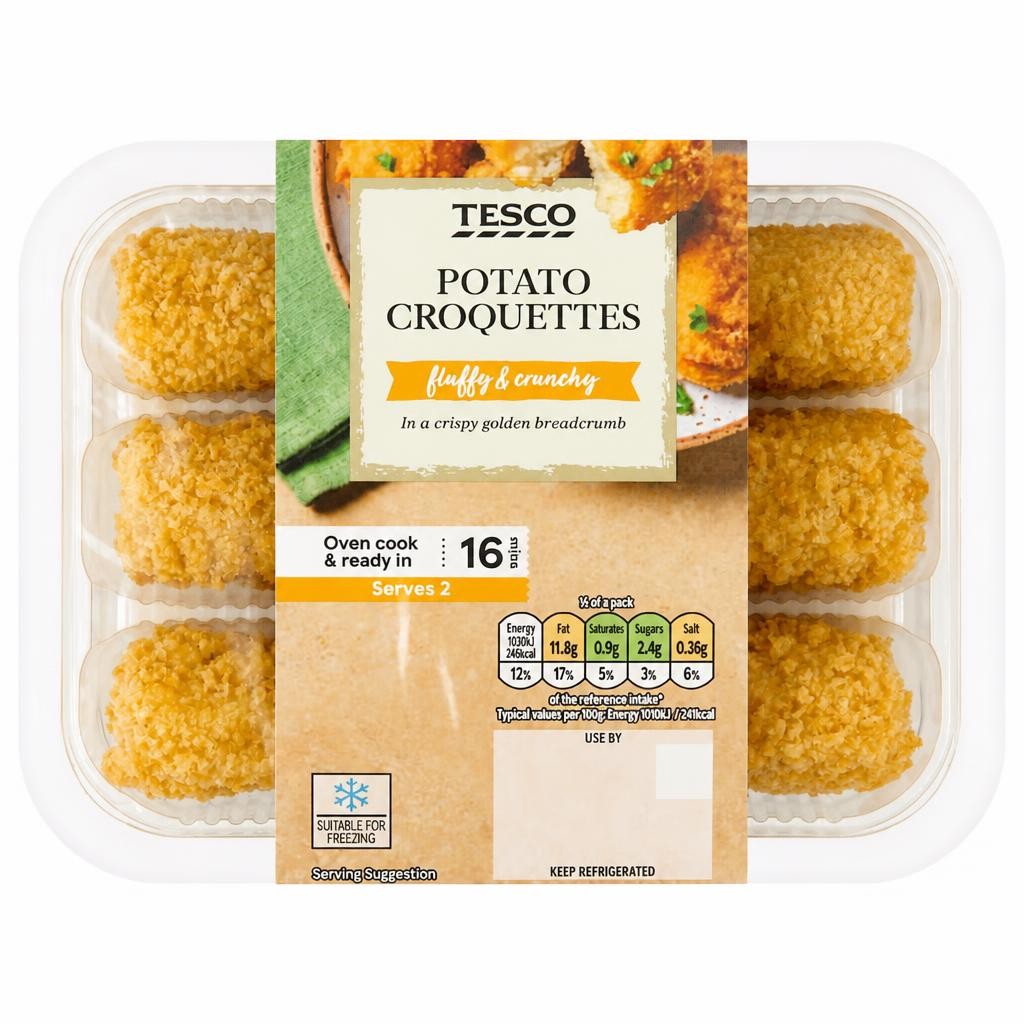 Tesco Potato Croquettes 220g