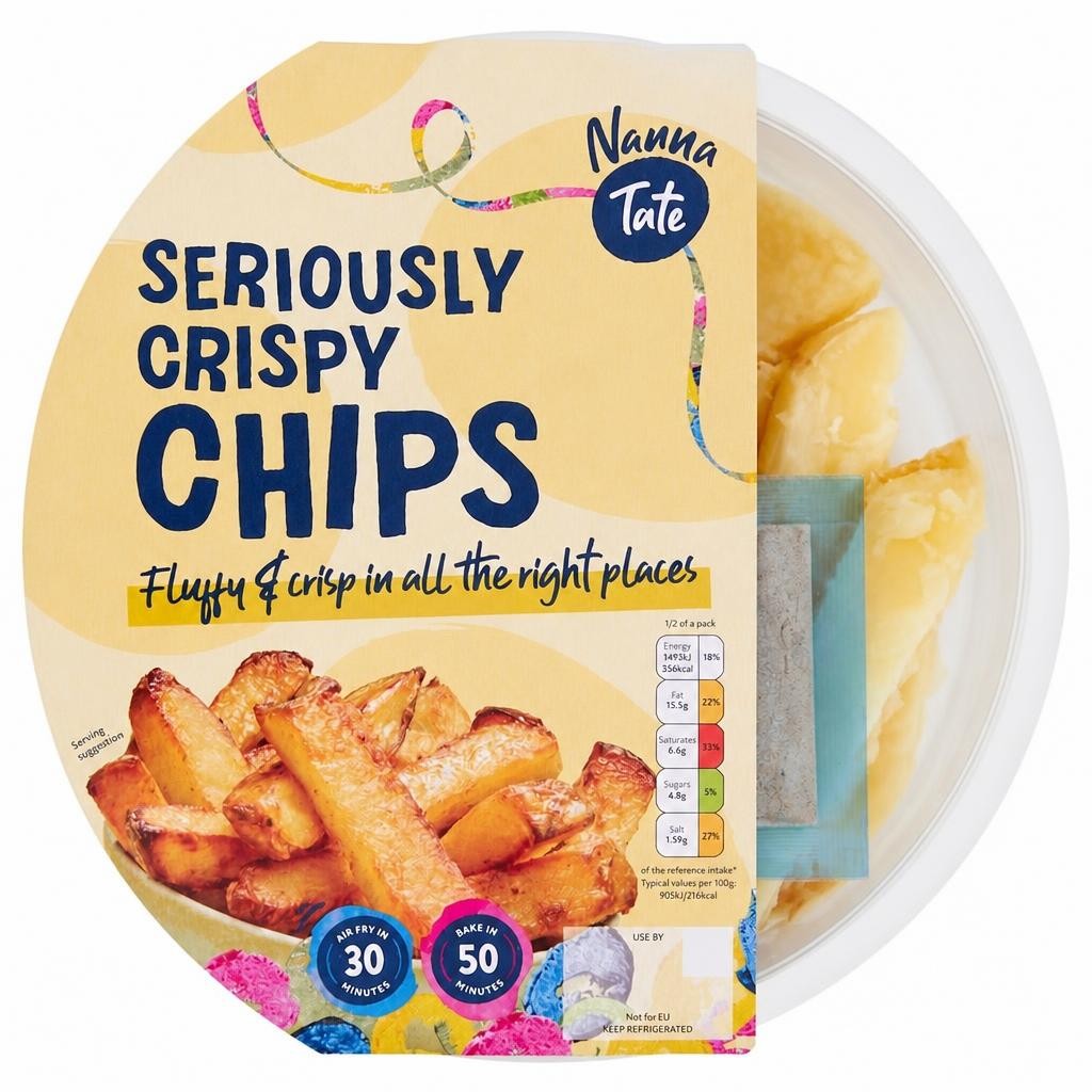Nanna Tate Crispy Chips 450g