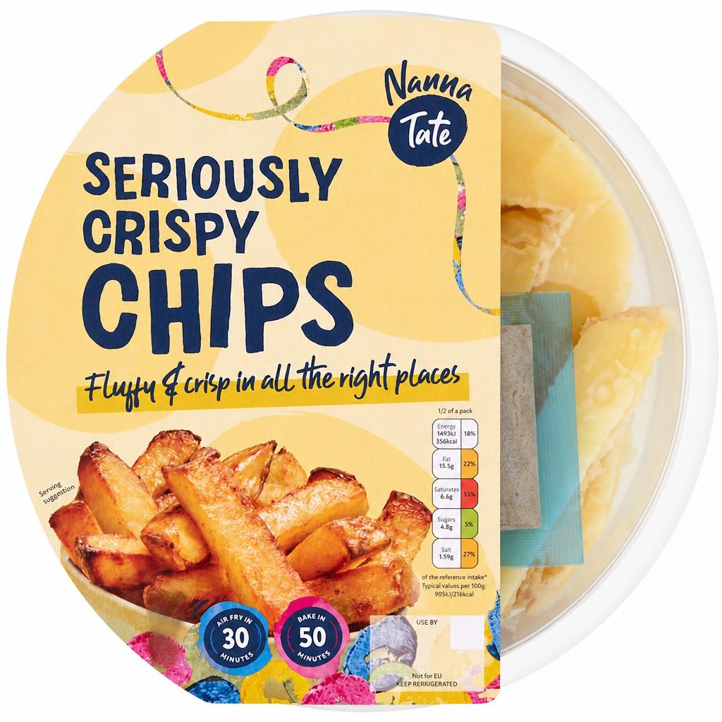 Nanna Tate Crispy Chips 450g