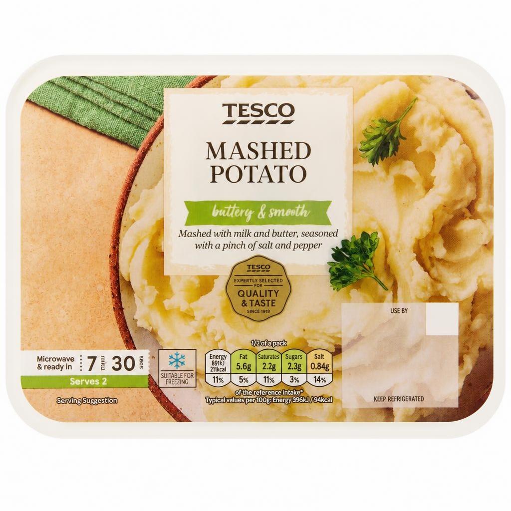 Tesco Mashed Potato 450g