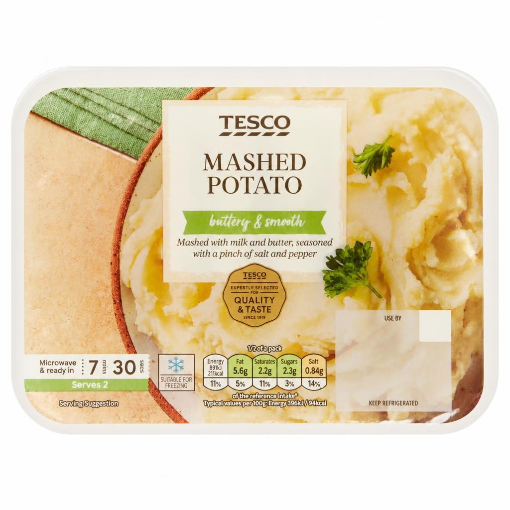 Tesco Mashed Potato 450g