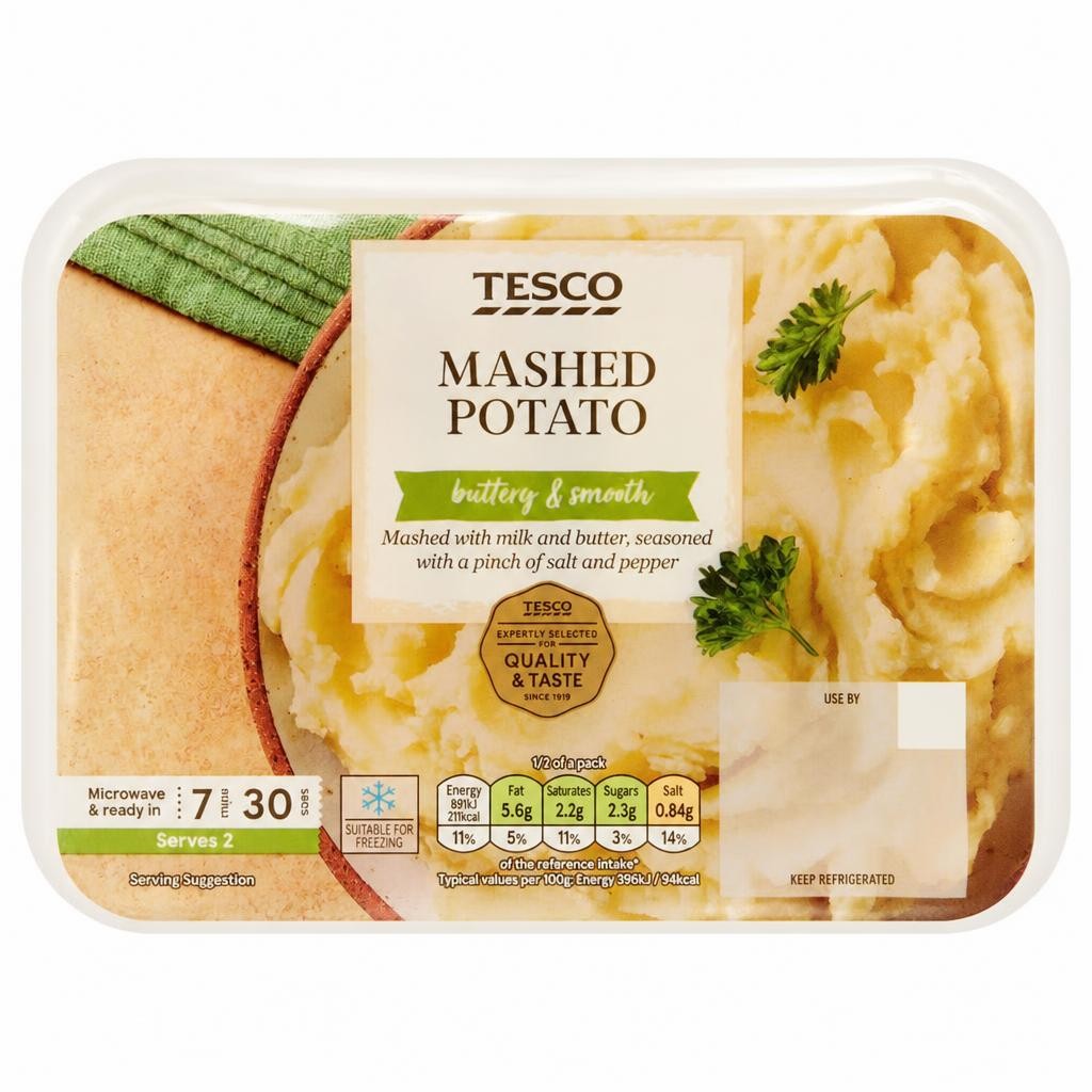 Tesco Mashed Potato 450g