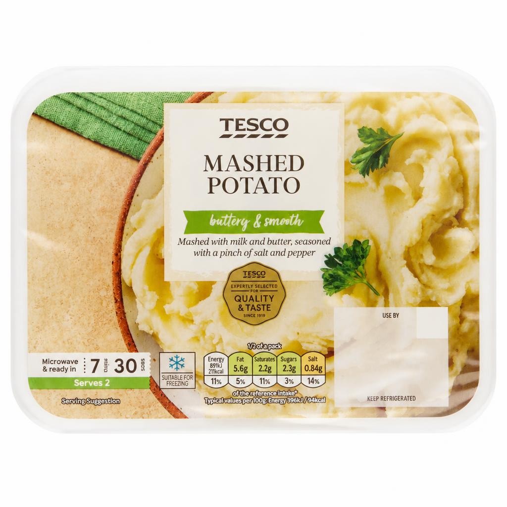 Tesco Mashed Potato 450g