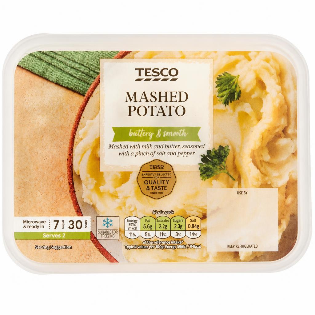 Tesco Mashed Potato 450g