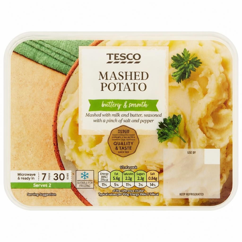 Tesco Mashed Potato 450g