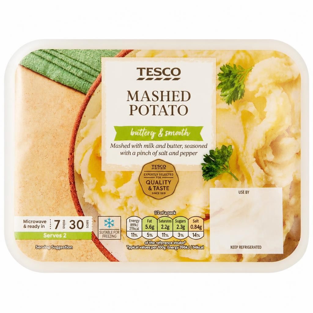 Tesco Mashed Potato 450g