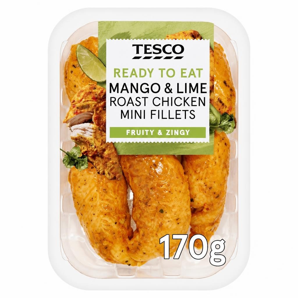 Tesco Mango & Lime Roast Chicken Mini Fillets 170g