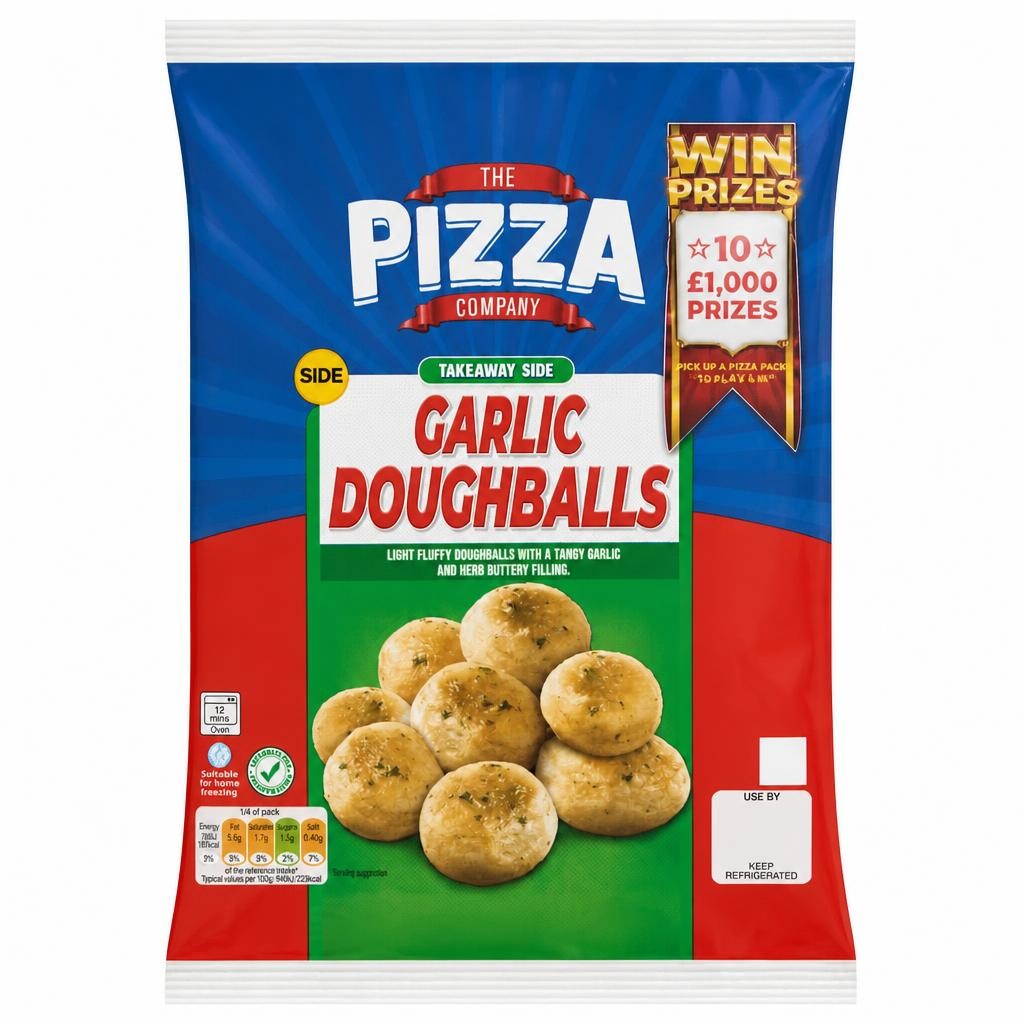 The Pizza Company Garlic Doughballs 165G