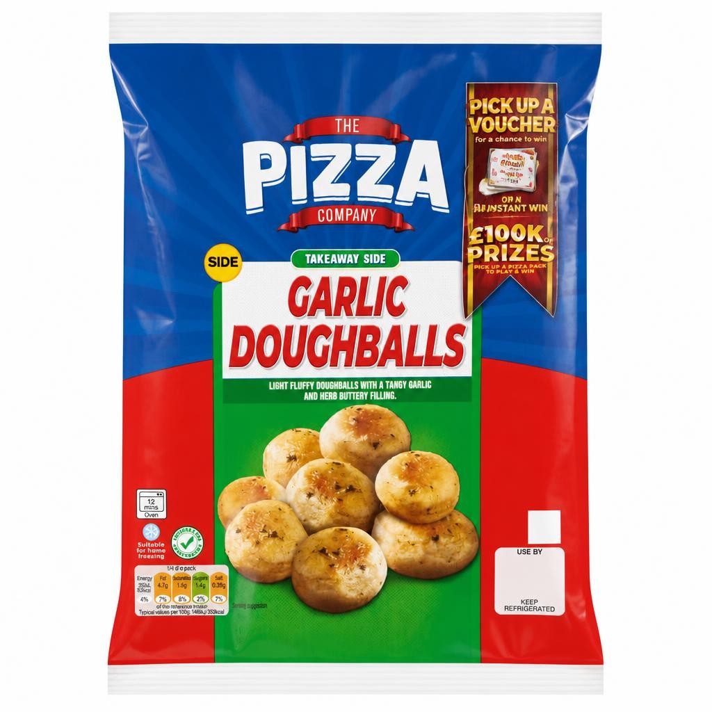 The Pizza Company Garlic Doughballs 165G