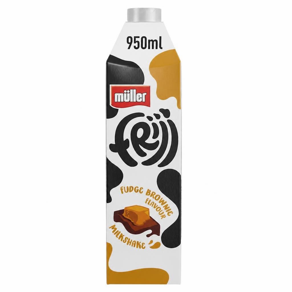 Muller Frijj Fudge Brownie Milkshake  950ML