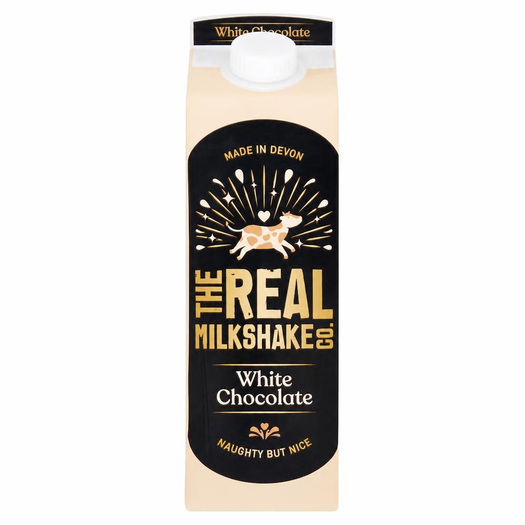 The Real Milkshake Co. White Chocolate Flavoured Milk Drink 1 Litre