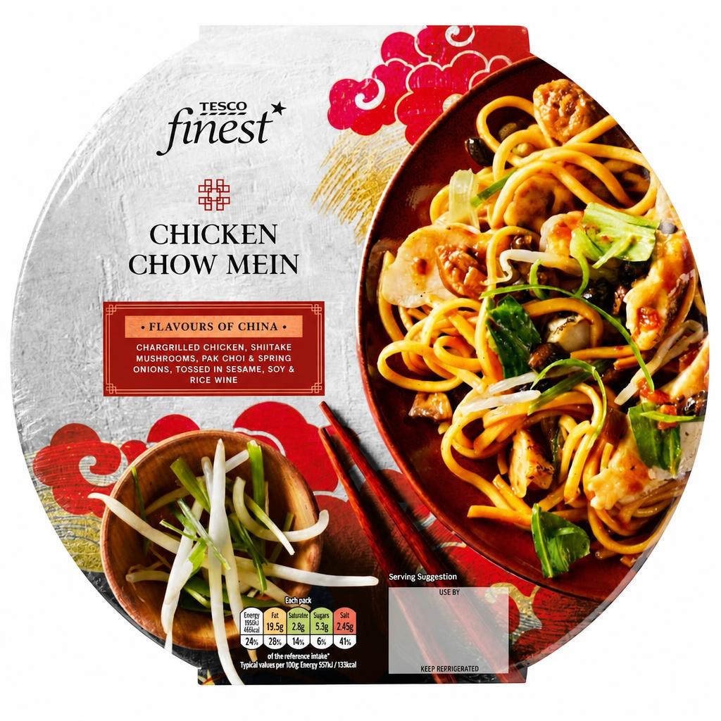 Tesco Finest Chicken Chow Mein 380G