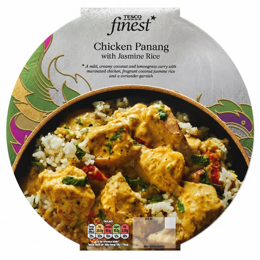 Tesco Finest Chicken Panang with Jasmine Rice 400g