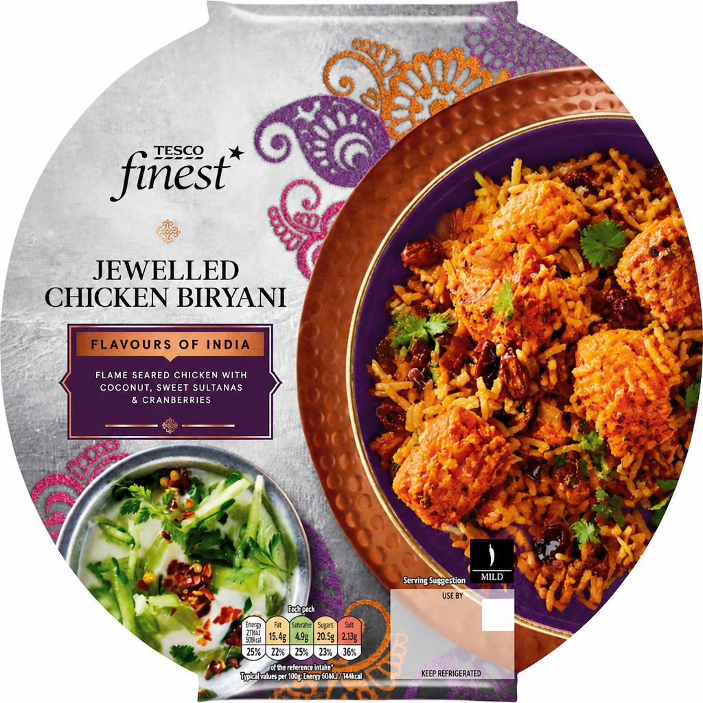 Tesco Finest Jewelled Chicken Biryani 380g