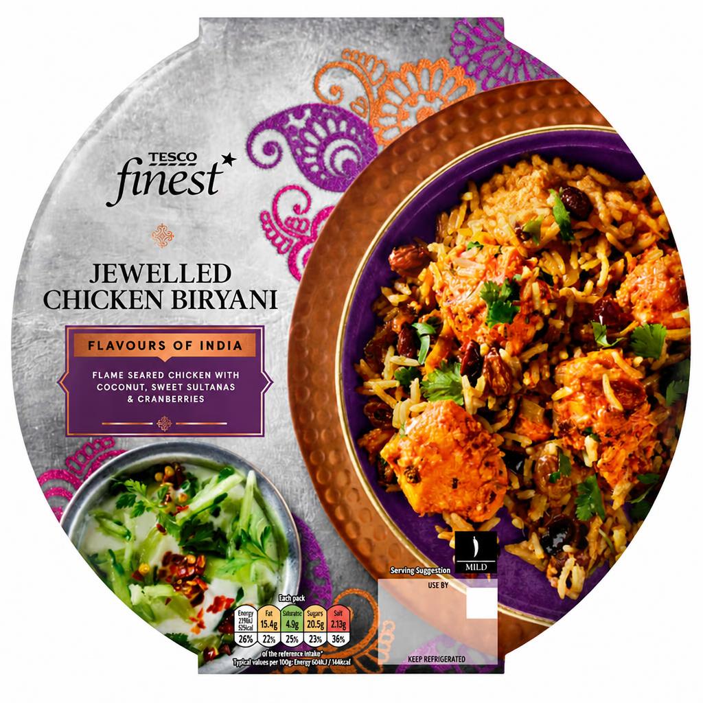 Tesco Finest Jewelled Chicken Biryani 380g