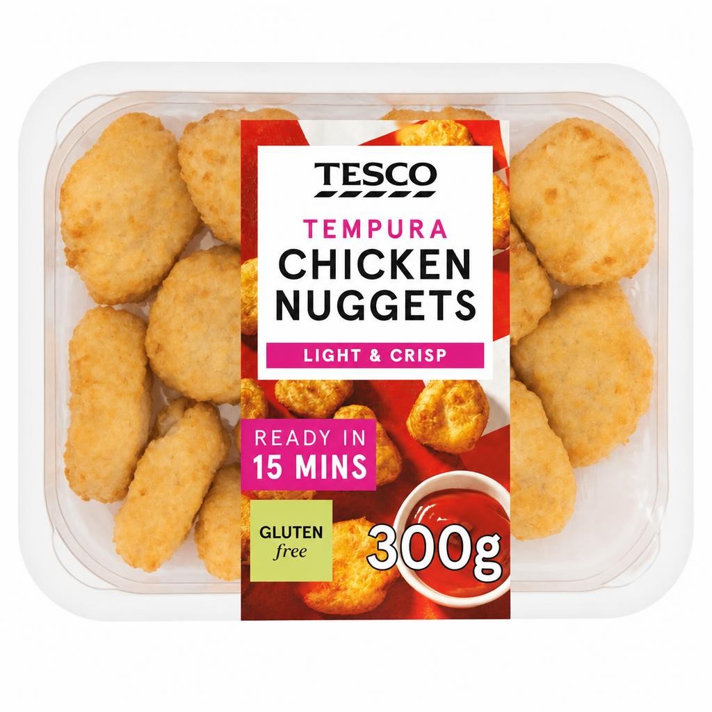 Tesco Tempura Chicken Nuggets 300g