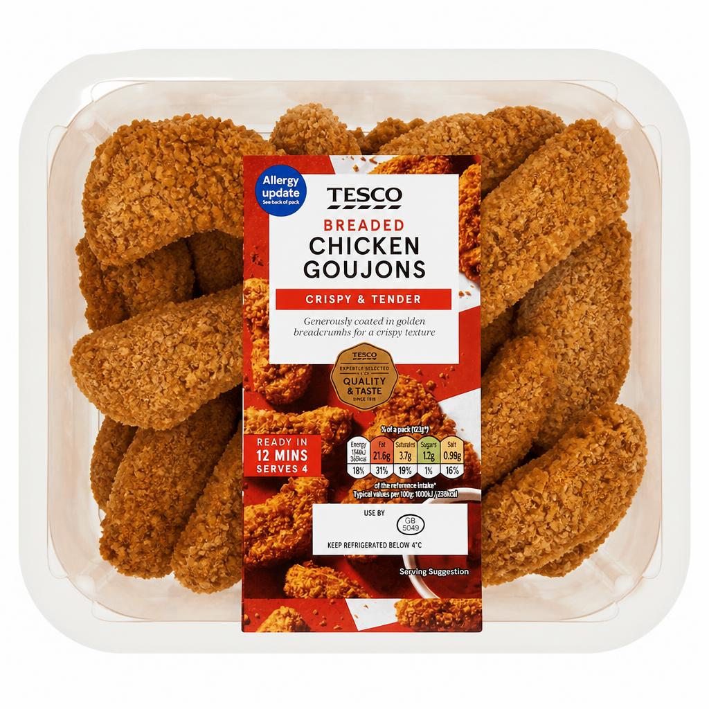 Tesco Breaded Chicken Goujons 540g