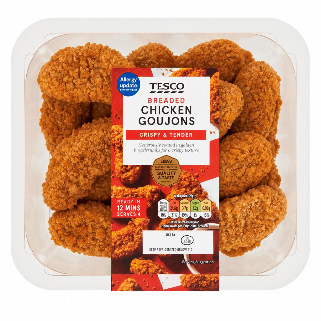 Tesco Breaded Chicken Goujons 540g