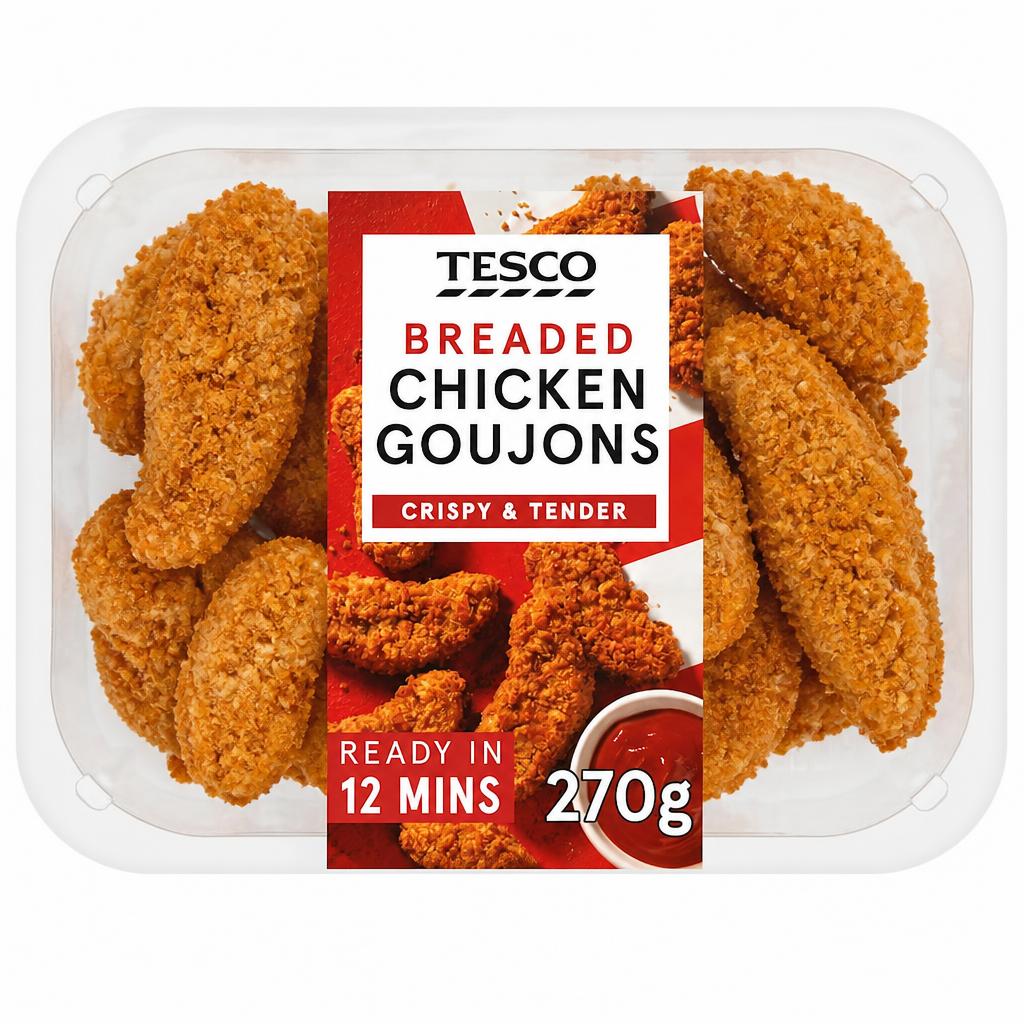 Tesco Breaded Chicken Goujons 270g