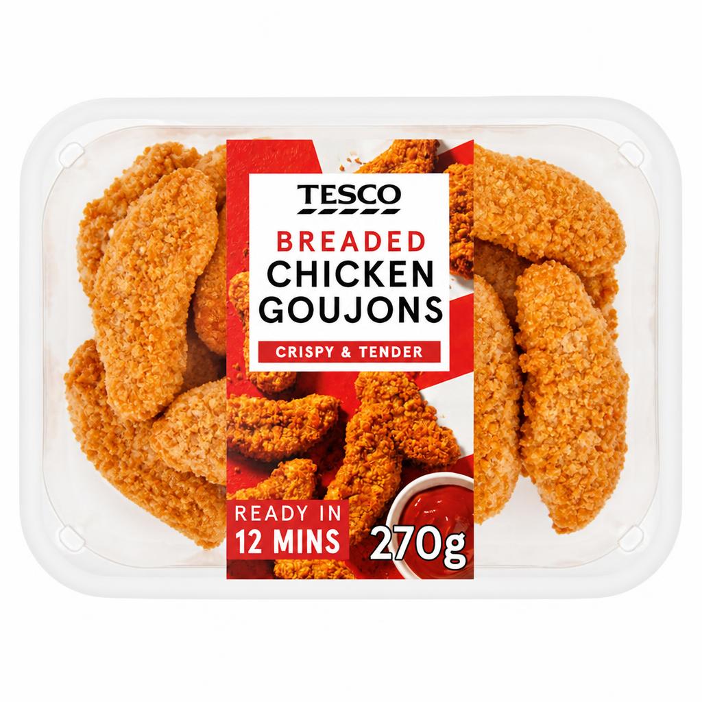 Tesco Breaded Chicken Goujons 270g