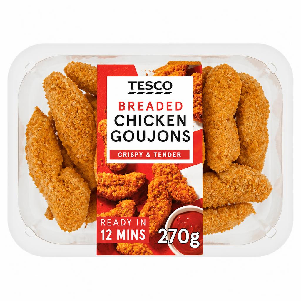 Tesco Breaded Chicken Goujons 270g