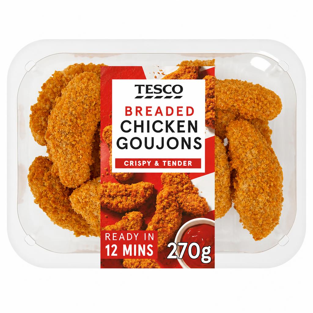 Tesco Breaded Chicken Goujons 270g