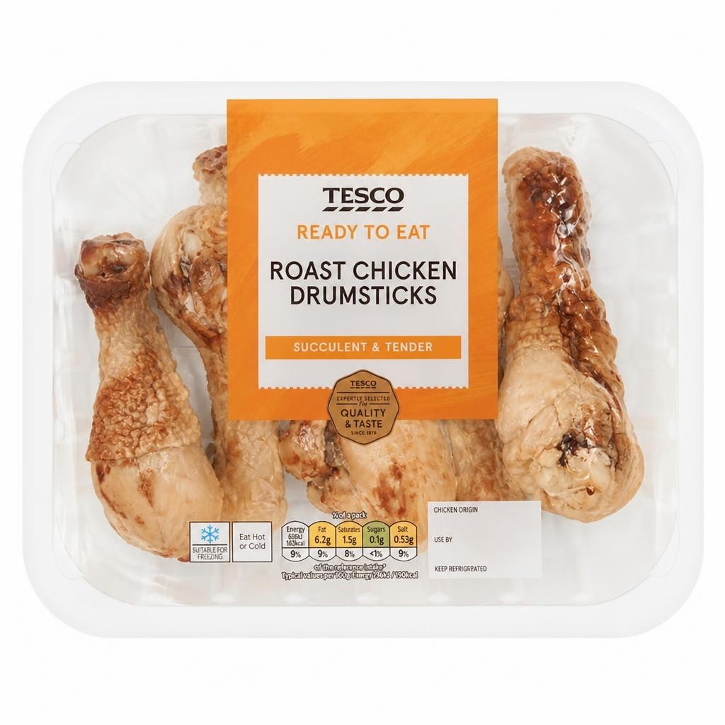 Tesco Roast Chicken Drumsticks 430g