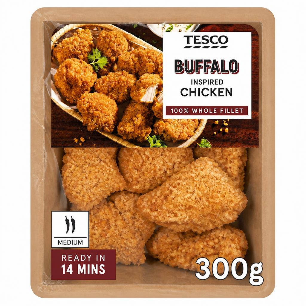 Tesco Breaded Buffalo Chicken Bites 300g