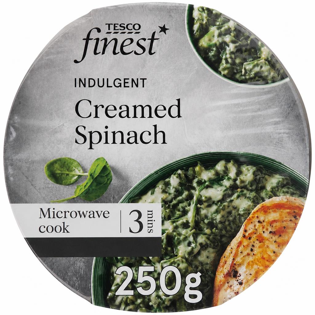 Tesco Finest Indulgent Creamed Spinach 250g