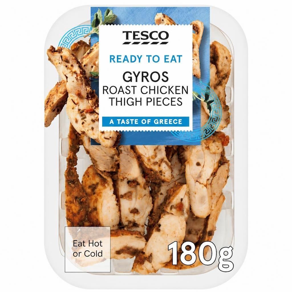 Tesco Greek Inspired Chicken Thigh Strips 180g