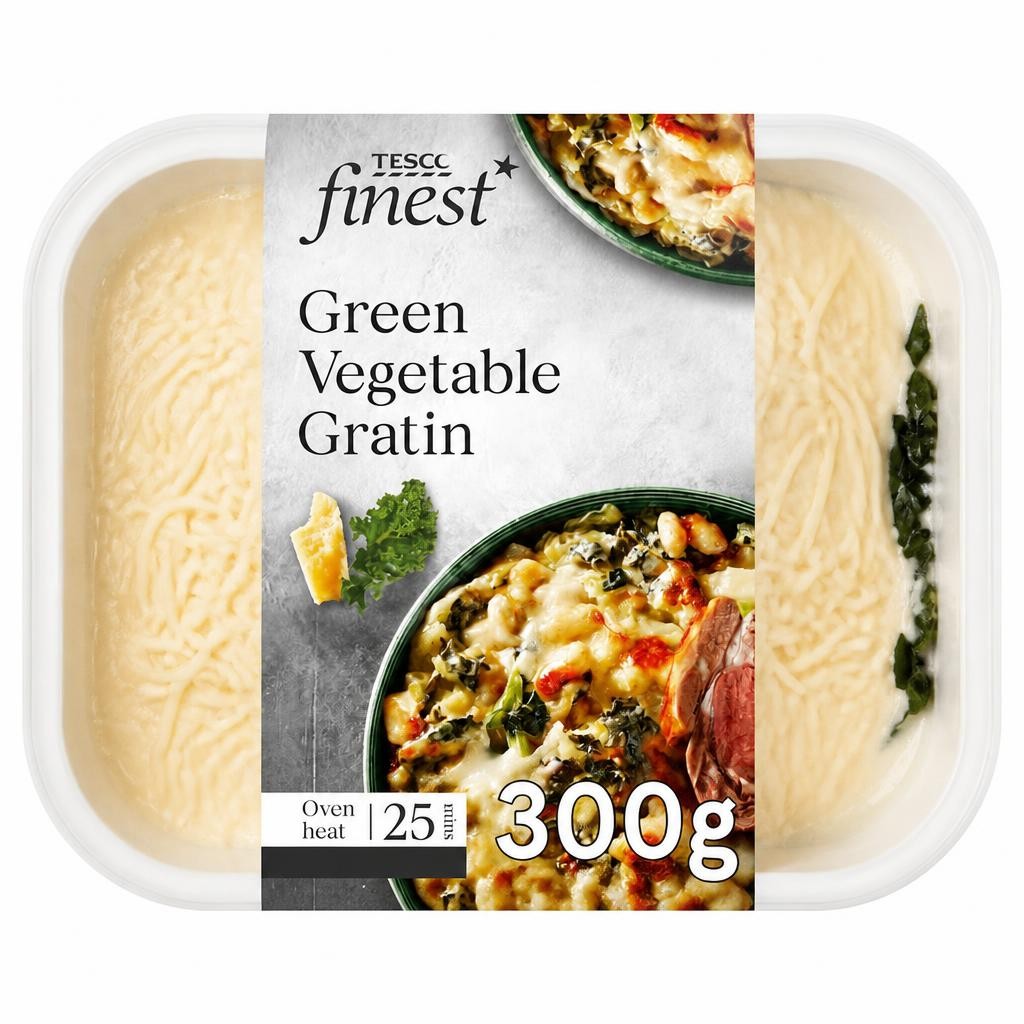 Tesco Finest Green Vegetable Gratin 300g